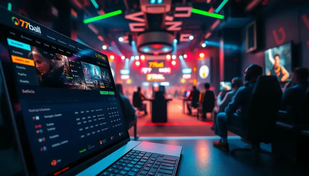 Tính năng nổi bật cá cược E-sports 77ball